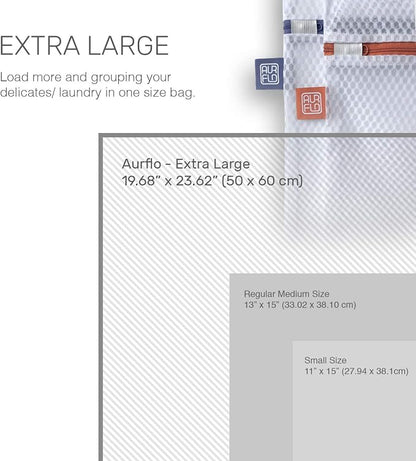 Mesh Laundry Bags for Delicates – 2 XLarge Durable Net - Image 3
