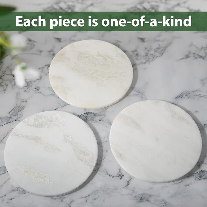Marble Lazy Susan, 16 in Lazy Susan Turntable Organizer - Image 5