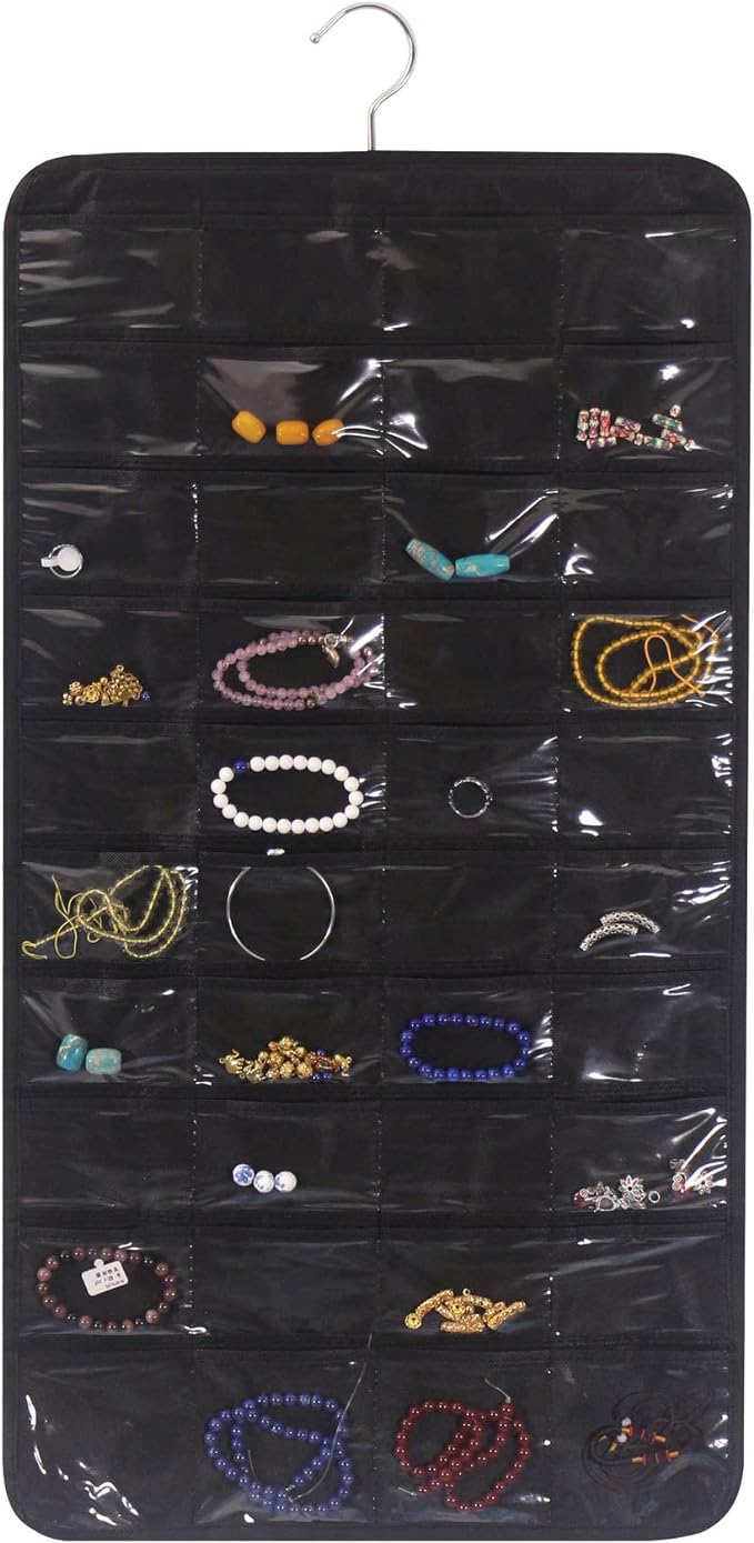 DIOMMELL 80 Pockets Hanging Jewelry Organizer by DIOMMELL
