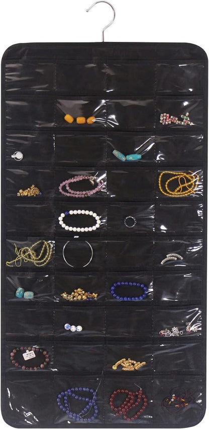 DIOMMELL 80 Pockets Hanging Jewelry Organizer by DIOMMELL