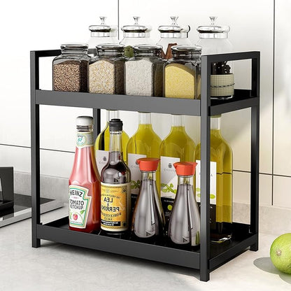 Bathroom Counter Organizer 2 Tier Vanity Storage Countertop Shelf Makeup - Image 4