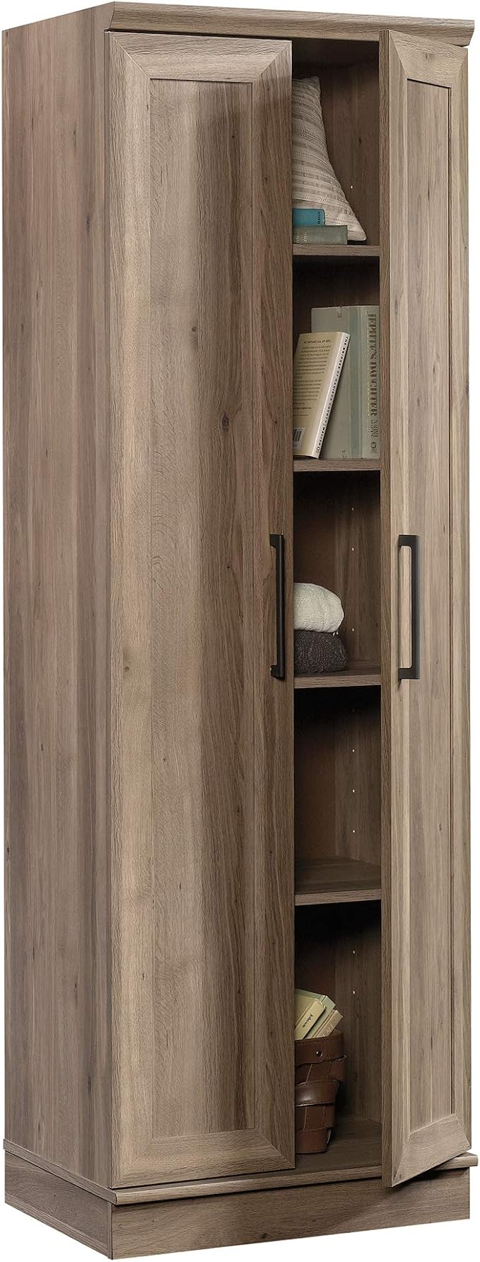 Sauder HomePlus Storage Cabinet/ pantry cabinets, Salt Oak finish - Image 4