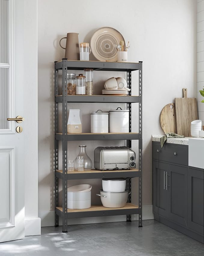 SONGMICS 5-Tier Storage Shelves, Load 2310 lb, Garage Storage, Boltless Assembly - Image 9