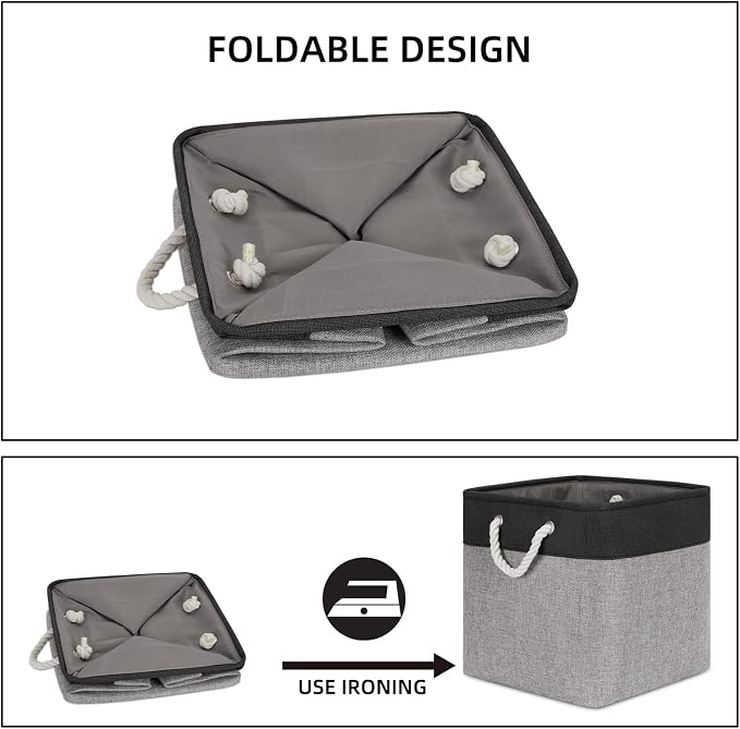 Bidtakay Fabric Cube Storage Bins - Image 7