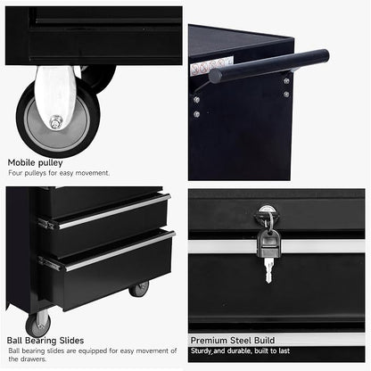 5-Drawer Rolling Tool Chest - Image 6