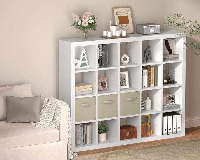 Sturdy Wooden Bookshelf with Storage Bins - Image 2