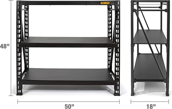 DEWALT 41658 DXST4500BLK 3-Shelf Industrial Storage Rack - Image 2