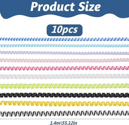 SHENLIU 10Pcs Spiral Cable Protector, Chargers Cord Protector from Pets No Chew - Image 2
