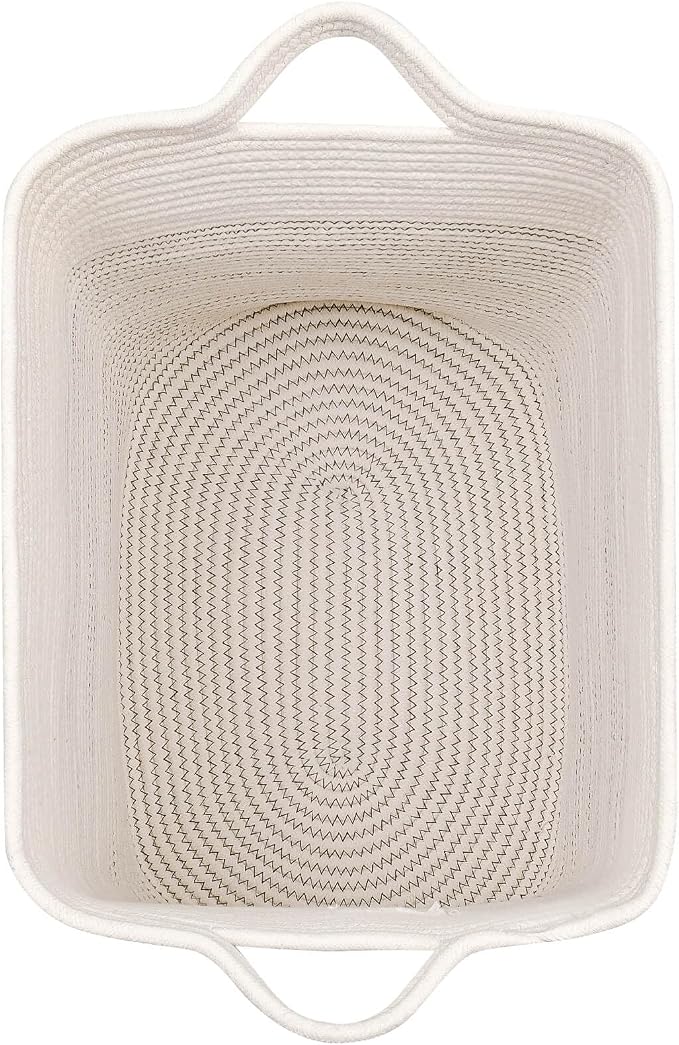 Storage Baskets for Clothes Fabric Cotton Rope Storage Basket - Image 6
