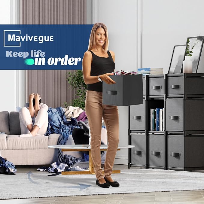 Mavivegue 9 Cube Storage Organizer, Closet Organizers and Storage, Cube Storage - Image 7