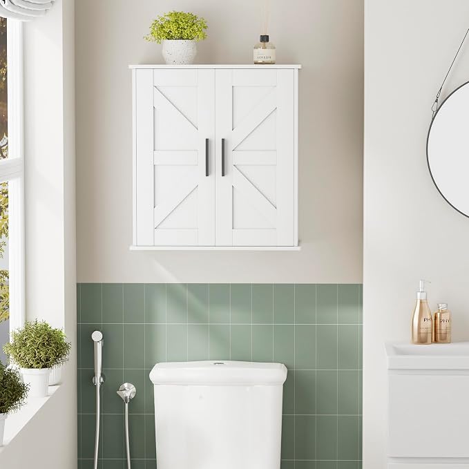 Homleke Bathroom Wall Cabinet, Medicine Cabinet - Image 8