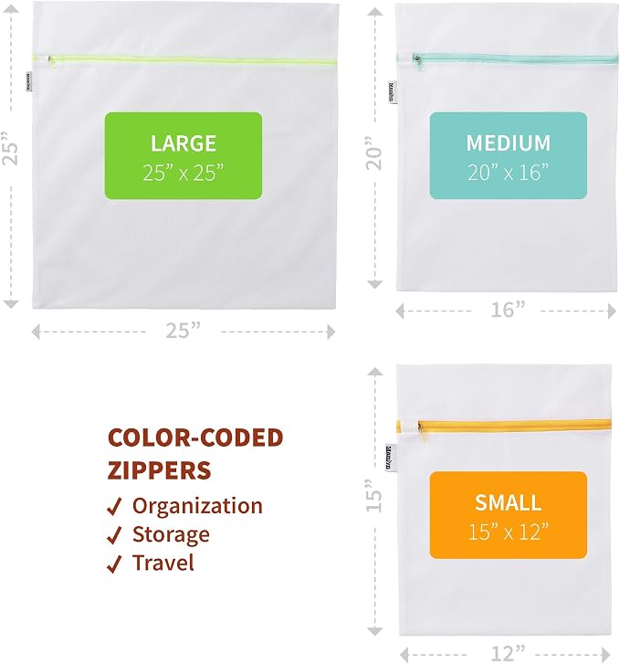Mamlyn Mesh Laundry Bag for Delicates, Wash Bag for Underwear and Lingerie - Image 5