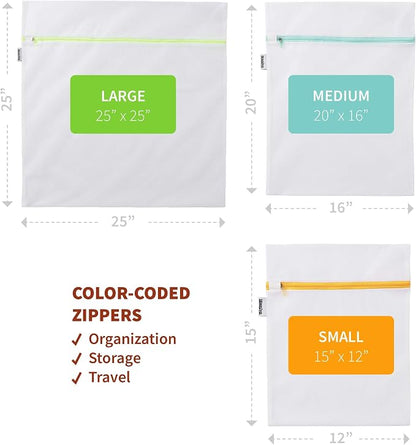Mamlyn Mesh Laundry Bag for Delicates, Wash Bag for Underwear and Lingerie - Image 5