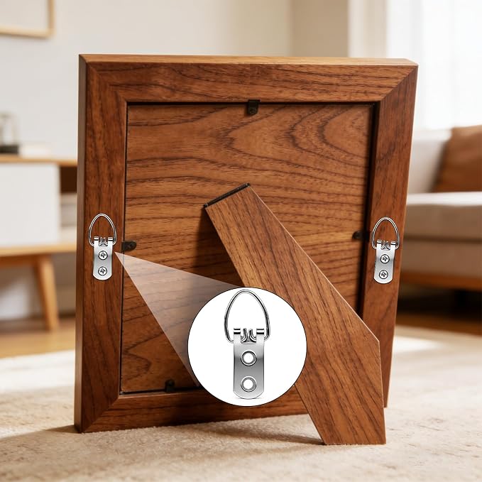 20 Pcs Heavy Duty D Ring Picture Hangers - Image 8