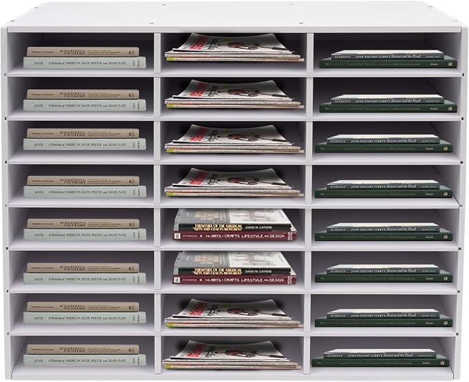 Mail Sorter Organizer, 24 Compartments Mailbox by LEYSRIS