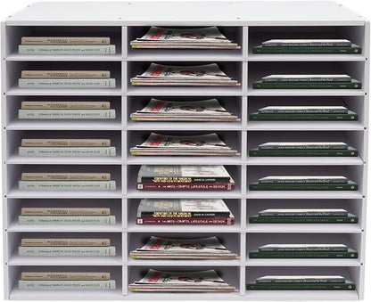 Mail Sorter Organizer, 24 Compartments Mailbox by LEYSRIS