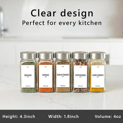 Deco haus Glass Spice Jars - Image 3