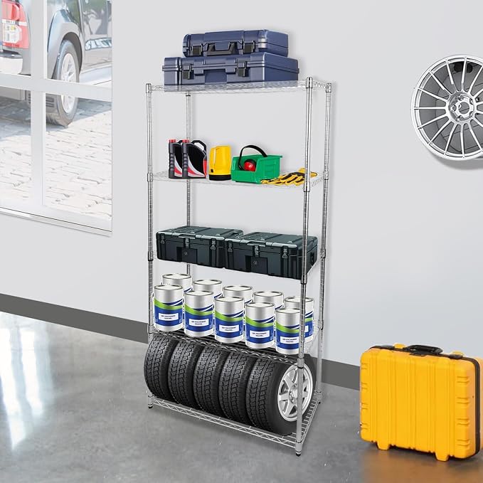 Whitmor 5 Tier Storage Shelves, Heavy Duty - Image 5