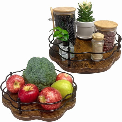 2 Pack, 360° Rotating Lazy Susan Organization and Storage by BaiWinlar