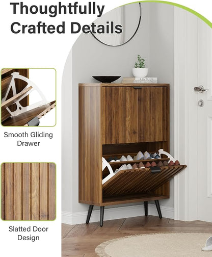 Smart FENDEE Fluted Shoe Storage - Image 5