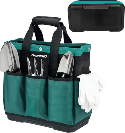 GrenPRO Garden Tool Bag Molded Bottom, Heavy Duty Tool Tote Toolbox by GrenPRO