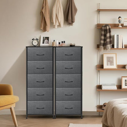 5 Fabric Drawer Dresser for Bedroom, Chest of Drawers - Image 6