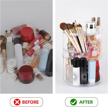 Tbestmax 2 Pack 360 Rotating Makeup Organizer Countertop - Image 4