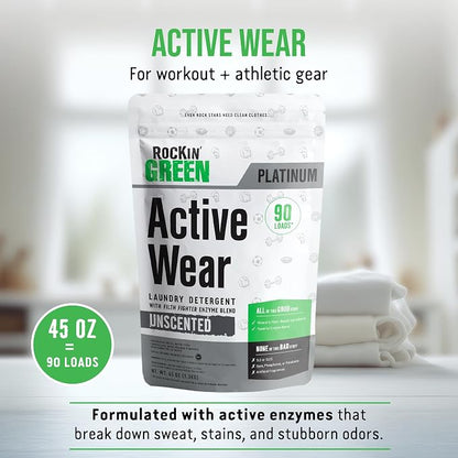 Rockin’ Green Active Wear Laundry Detergent - Image 2