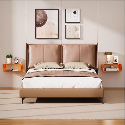 Acrylic Floating Nightstand, Bedside Table, Nightstand Shelf Wall Mounted - Image 5