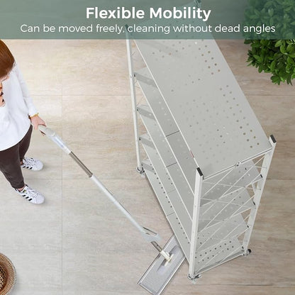 DEANIC 5-Shelf Folding Bookcase - Image 6