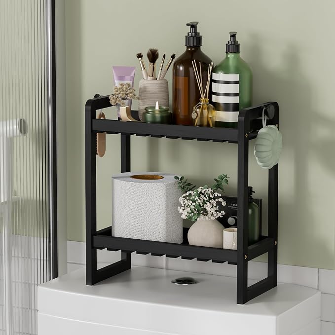 AmazerBath Bamboo Over The Toilet Storage Shelf by AmazerBath