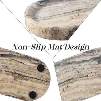 Koville 10"x5" Marble Vanity Tray - Image 4