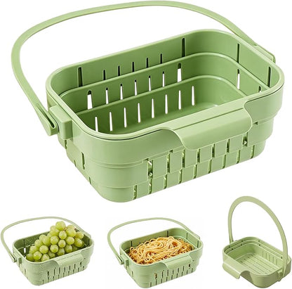 Foldable Hanging Sink Drain Basket Space Saving Colander by Eosraffa