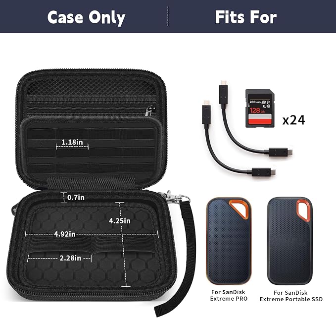 Case Compatible with SanDisk 1TB 2TB 4TB 500GB 8TB - Image 2
