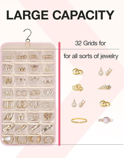 BAGSMART Hanging Jewelry Organizer Storage Roll - Image 3