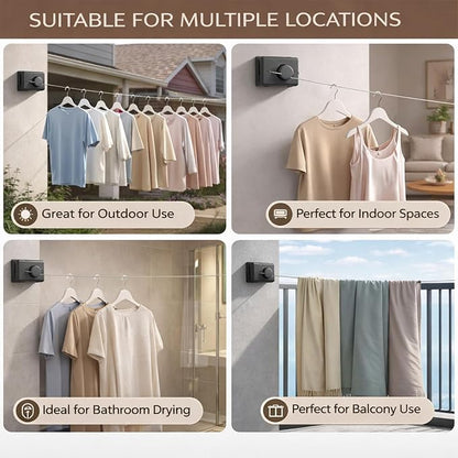 Retractable Clothesline Indoor Outdoor - Image 5