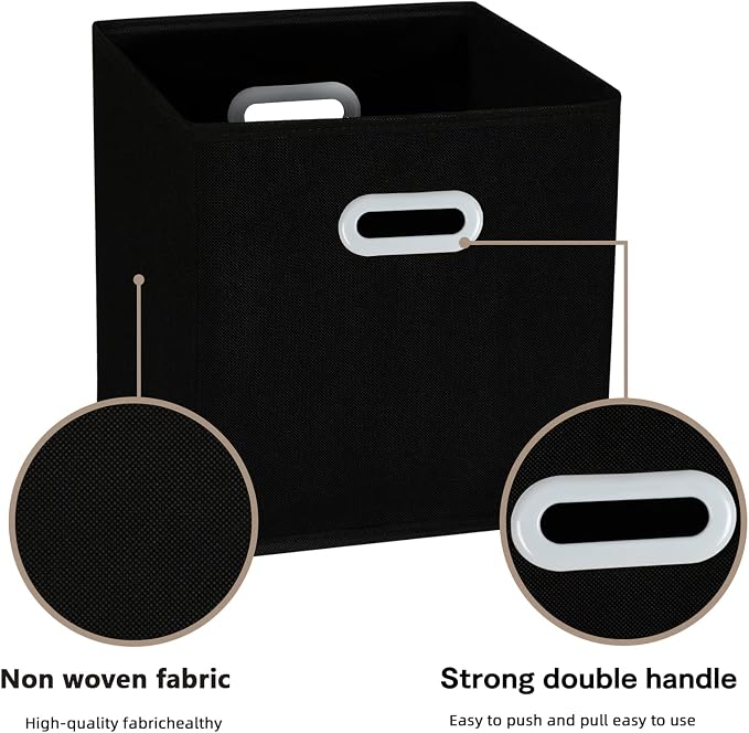 Fabric Cloth Storage Bins, Cube Organizer - Image 7