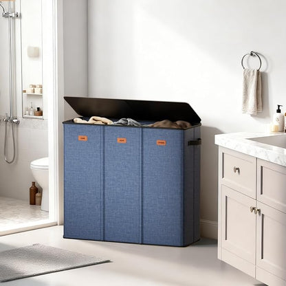 185L Laundry Hamper 3 Section - Image 2