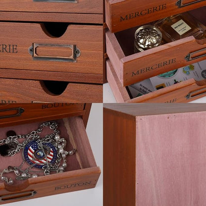 Small Wooden Drawers Wooden Box - Image 7