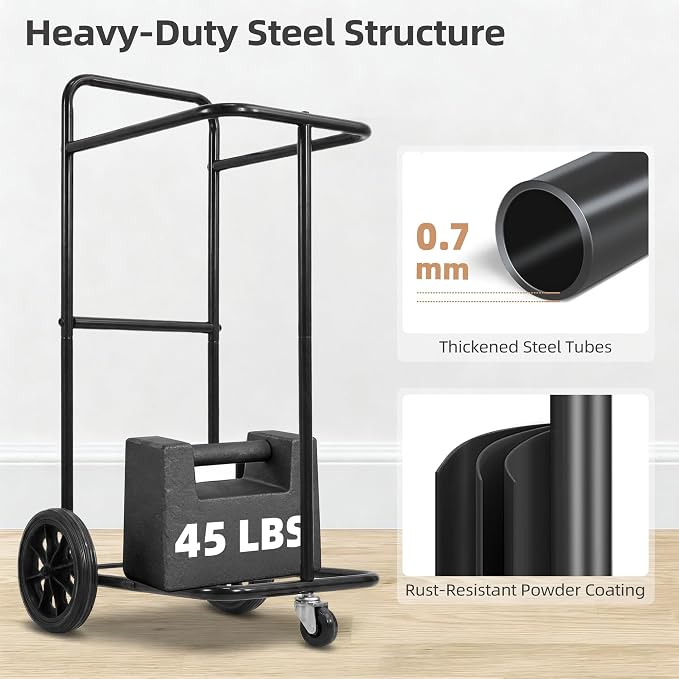 STORAGE MANIAC Rolling Laundry Cart - Image 6