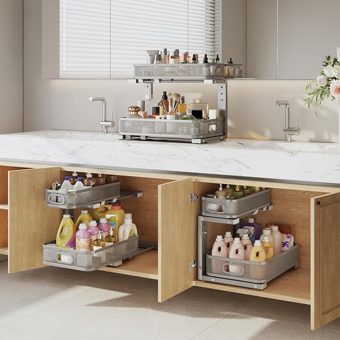 1 Pack 15.7IN-Depth Under Sink Organizer - Image 6