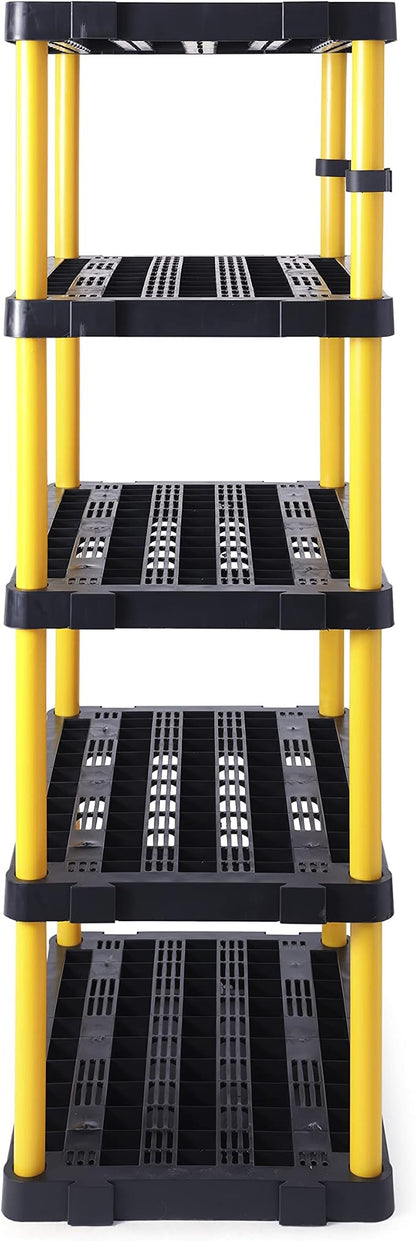 Gracious Living 5 Shelf Fixed Height Ventilated Heavy Duty Shelving Unit 36 x - Image 4