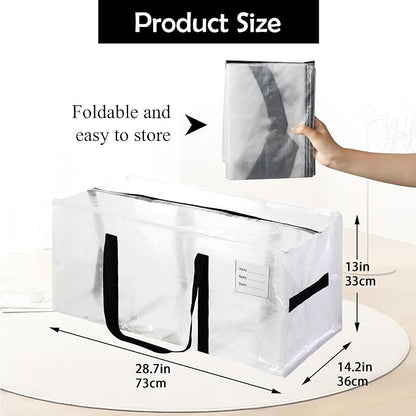 8 Pack Heavy Duty Extra Large Moving Bags - Image 2