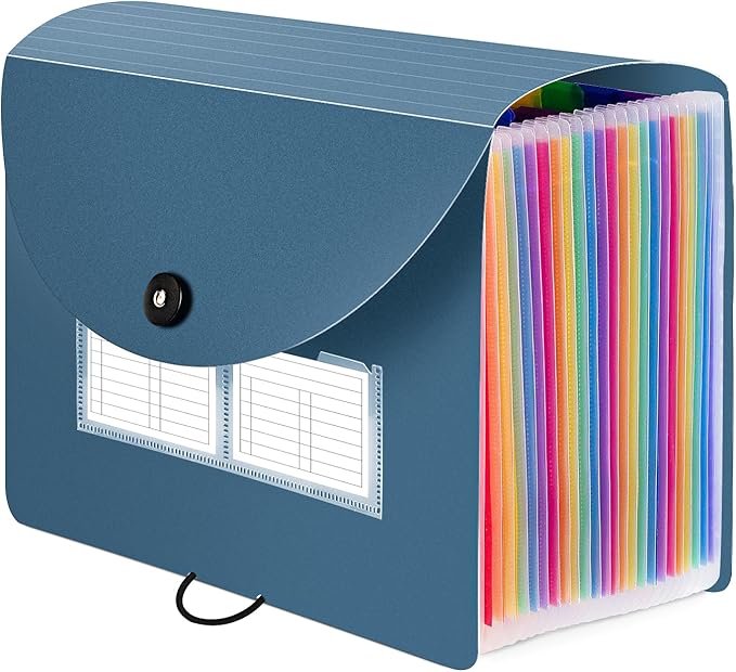 Sooez 24 Pockets Expanding File Folder by Sooez