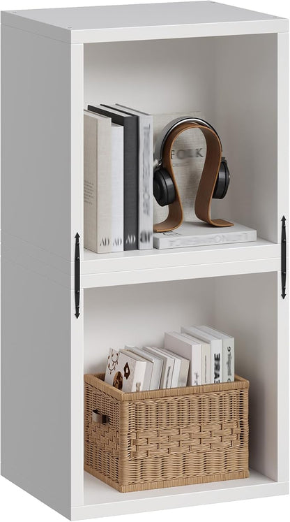 Homkdom 2 Cube Storage Organizer, DIY Book Shelf by ElevateYourHome%EF%BC%8CEnhanceEver