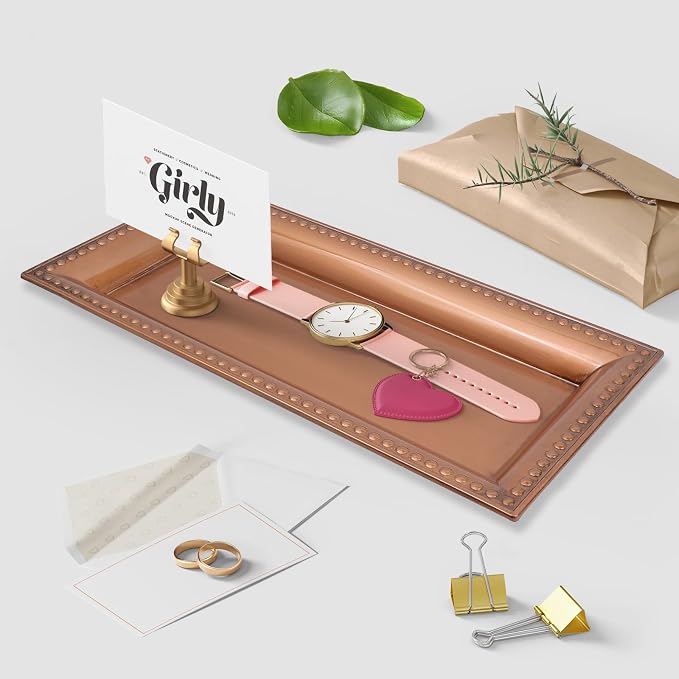 2 Pack Bronze Bathroom Vanity Tray - Image 6