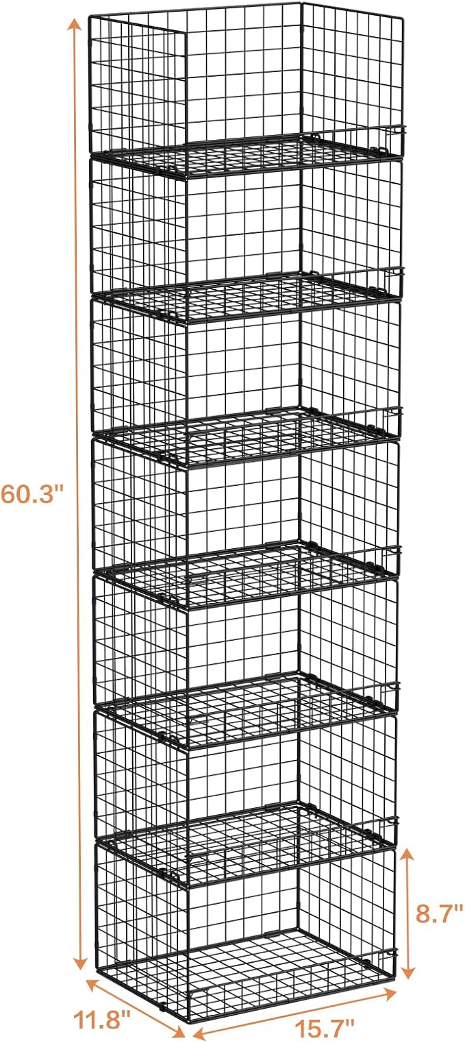 Yociyoga 7-Tier Stackable Closet Organizers and Storage Shelves, Foldable - Image 3