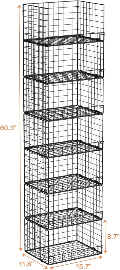Yociyoga 7-Tier Stackable Closet Organizers and Storage Shelves, Foldable - Image 3