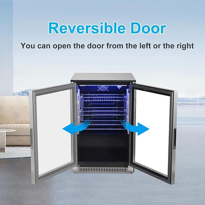 Weili 20 Inch Built in Beverage Fridge - Image 6