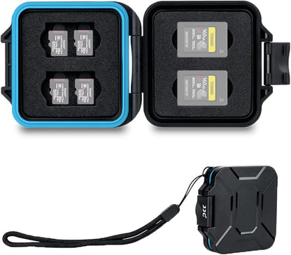 JJC 12 Slots Portable CFexpress Type A Card Case Holder, Water-Resistant and by JJC